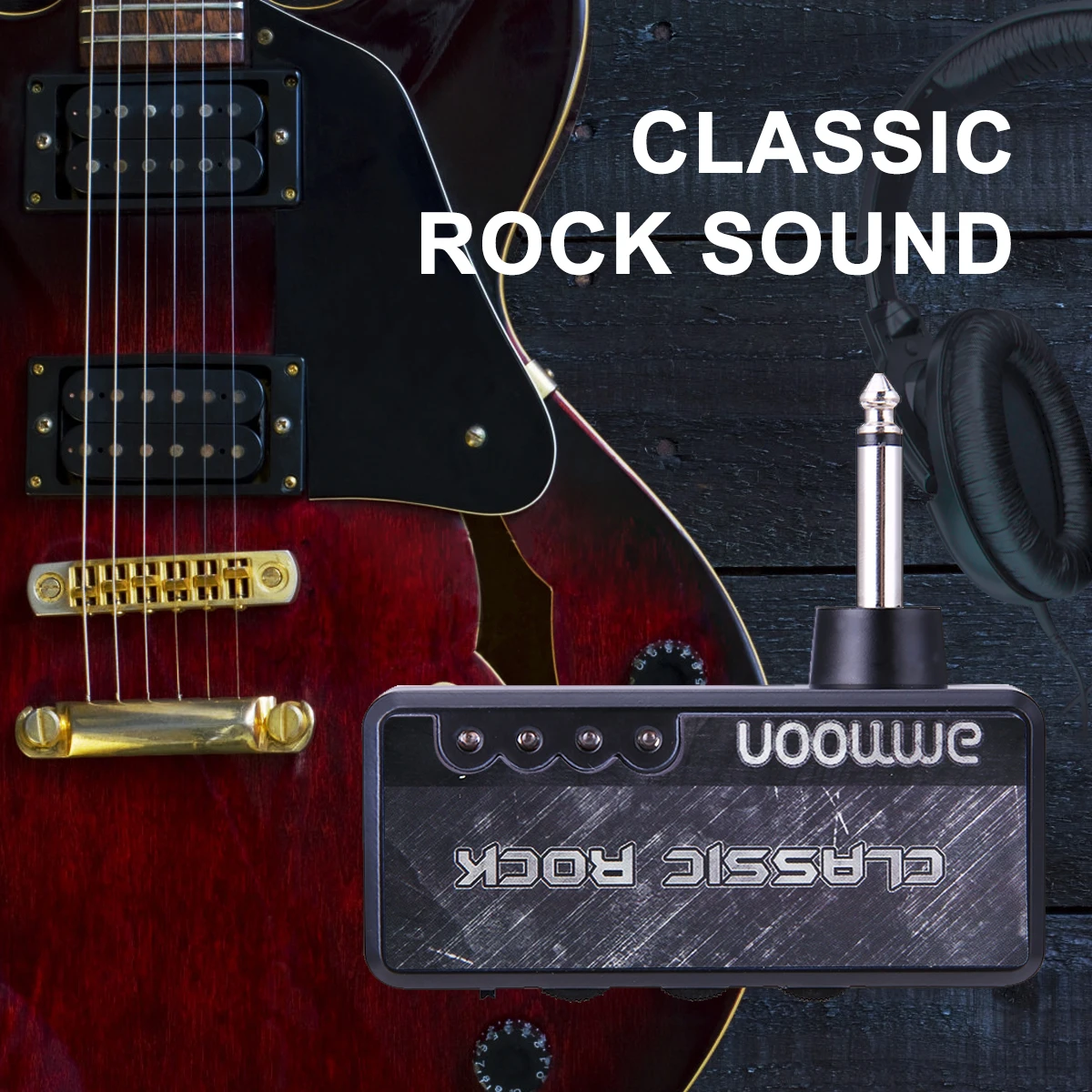 ammoon Portable Electric Guitar Amplifier Guitar Headphone