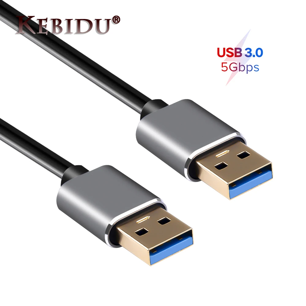 Kebidu USB 3 0 кабель к usb-кабелю тип A Мужской usb-вилке Удлинительный супер скорость HDD