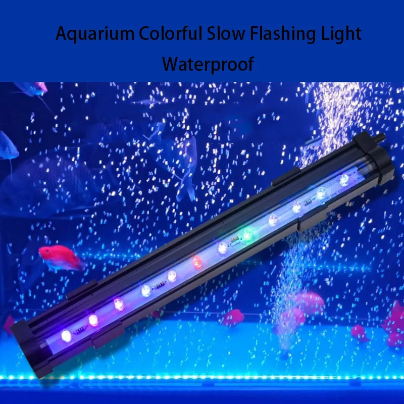 1W/2W Aquarium Light LED Waterproof Fish Tank Lighting Underwater Fish