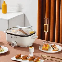 3.5L Electric Cooking Pot Multi-function Pot 5-speed Adjustable Electric Wok Large Capacity Hot Pot Non-stick Kitchen Tool 220V 1
