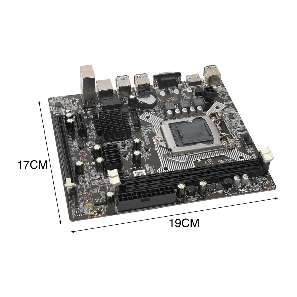 H81 LGA 1150 материнская плата разъем LGA1150 Micro ATX настольный USB 3,0 двухканальный 16 ГБ DDR3 для Xeon Intel i3 i5 i7