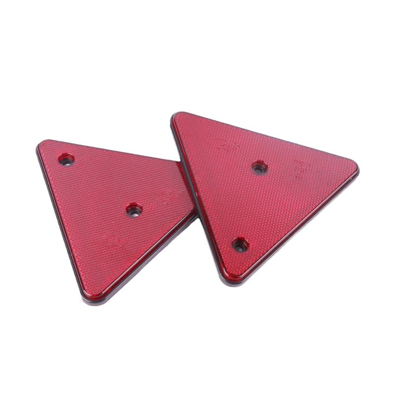 CVP 1 PC Triangle Reflector Trailer Light Lamp RV Parts RED Camper Accessories Caravan Components