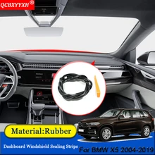 Автостайлинг анти-звуконепроницаемые не пропускающие шума пылезащитные панели автомобиля Лобовое стекло уплотнительные полосы авто аксессуары подходят для BMW X5 2004
