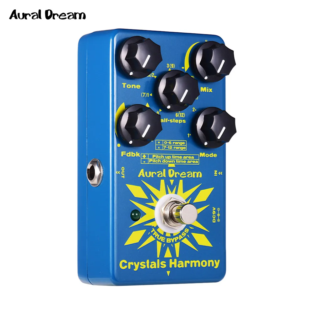 Aural Dream Crystal гармония цифровая гитарная педаль эффектов создание кристаллических частиц эффекты истинный обход одиночные эффекты