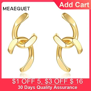 

Double Inital C Letter Women Stud Earrings Gold Color Stainless Steel Charm Jewelry