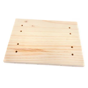 

Wood Grooves Toy Claws Hamsters Rabbits Scratcher Supplies Scratching Board Deck Square Animal Grinding Small Pet