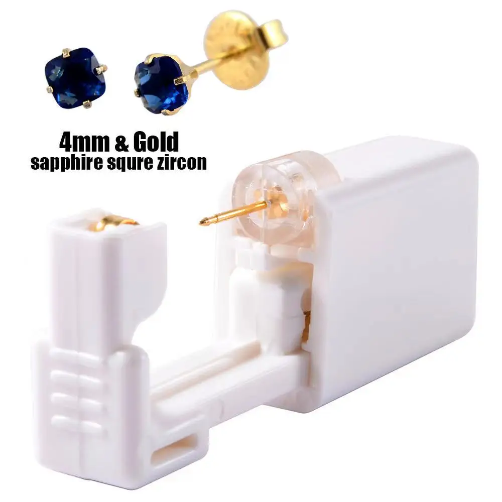 Sterilized Disposable No-Pain Ear and Nose Piercing Tool Kit with Design Options
