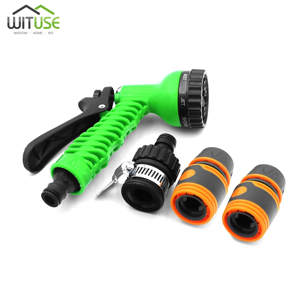 Garden High Pressure Power Water Gun Washer Water Jet Watering Sprinkler Tool Car Bike Garden Washer Hose Wand Nozzle Sprayer - Цвет: Bundle 3