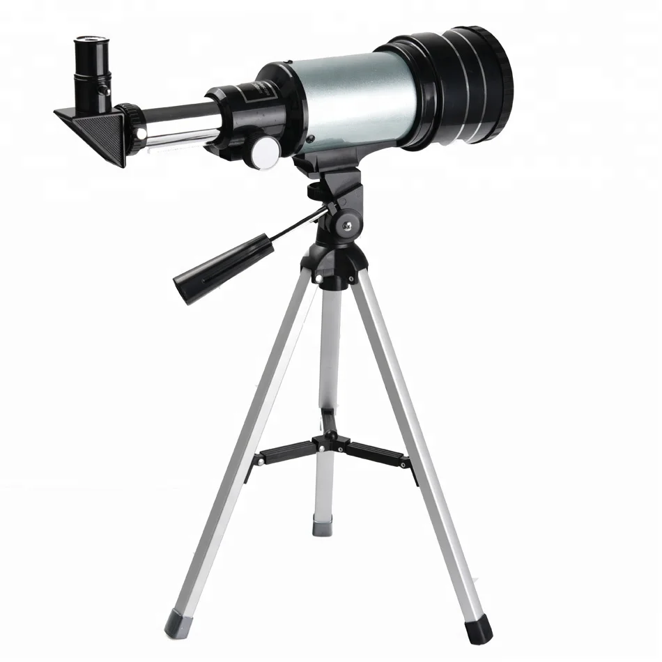 

Refractive 300/70mm Astronomical Telescope 150X Monocular Telescopio with Aluminum Tripod Space Observation Scope Children Gift