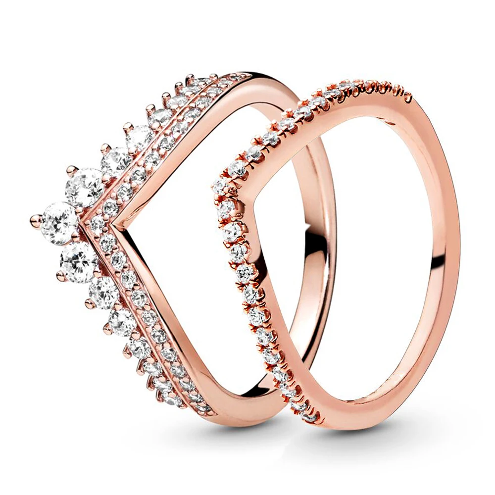 WHOLEGEM Trendy Rose Gold Shining 