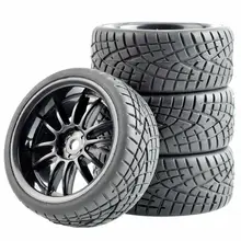 RC 6031-8001 Speed Tires insert sponge& Wheel 4PCS For HSP 1/10 1:10 Touring Car