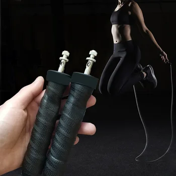 

Sweat Absorbent Men Women Bearing Exercise Speed Skipping Fitness Adjustable Sports Gym Workout Jump Rope Non Slip Racing Boxing