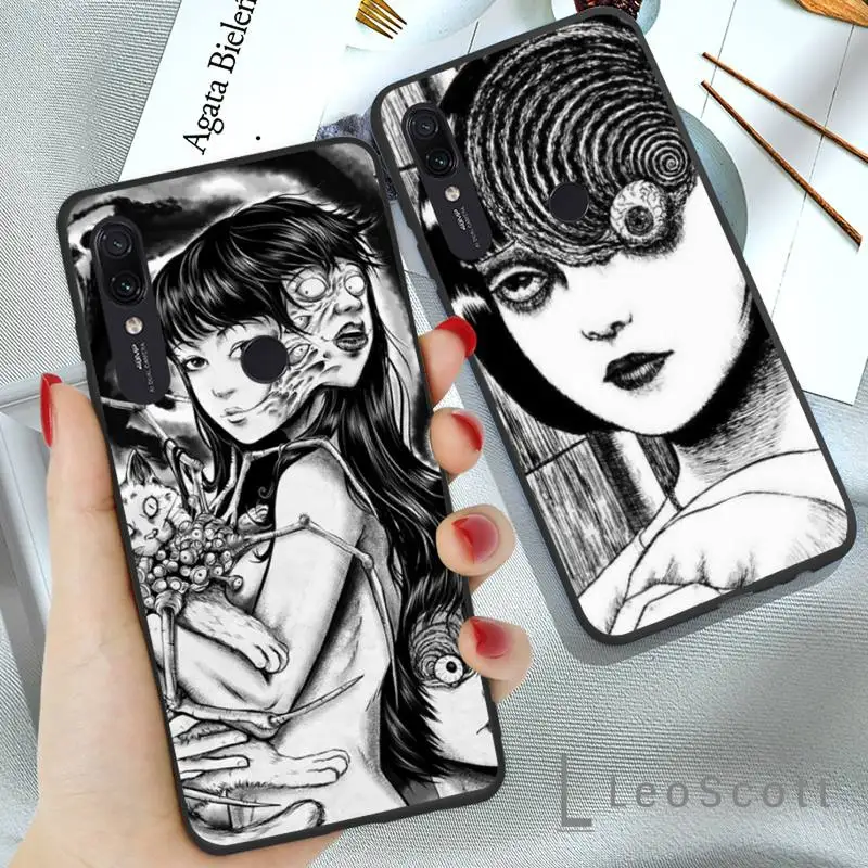 

Junji Ito Tees Horror Phone Case For Xiaomi Redmi 7 9t a3Pro 9se k20 mi8 max3 lite 9 note 8 9s 10 pro