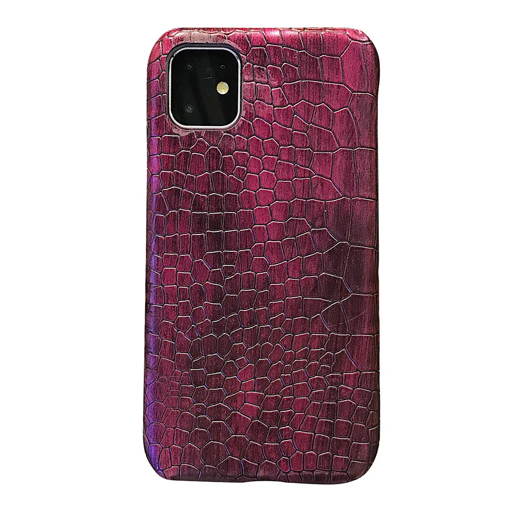 PP Ouhaobin чехол для телефона iPhone 11 6,1 дюймов кожаный тонкий защитный чехол для мужчин и девочек аксессуары для сотовых телефонов - Цвет: PP
