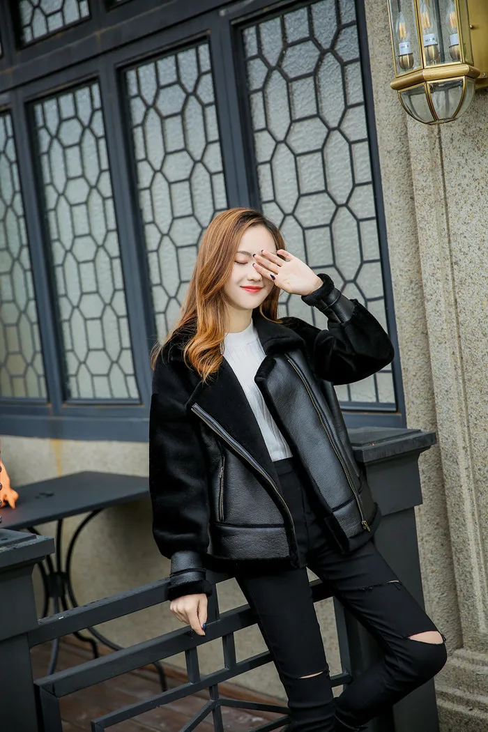 winter women fur coat and sheepskin leather jacket (5)