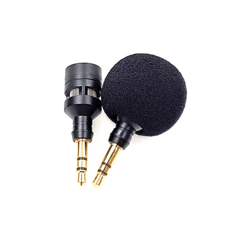 Portable Small Mini Mic Microphone 3.5mm jack Plug Omni-Directional Mic Recorder For Phone Laptop PC 