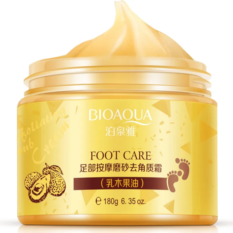 BIOAQUA Foot cream Shea Butter Moisturizing Whitening Care Exfoliating Anti-dry scrub ageless skin care | Красота и здоровье