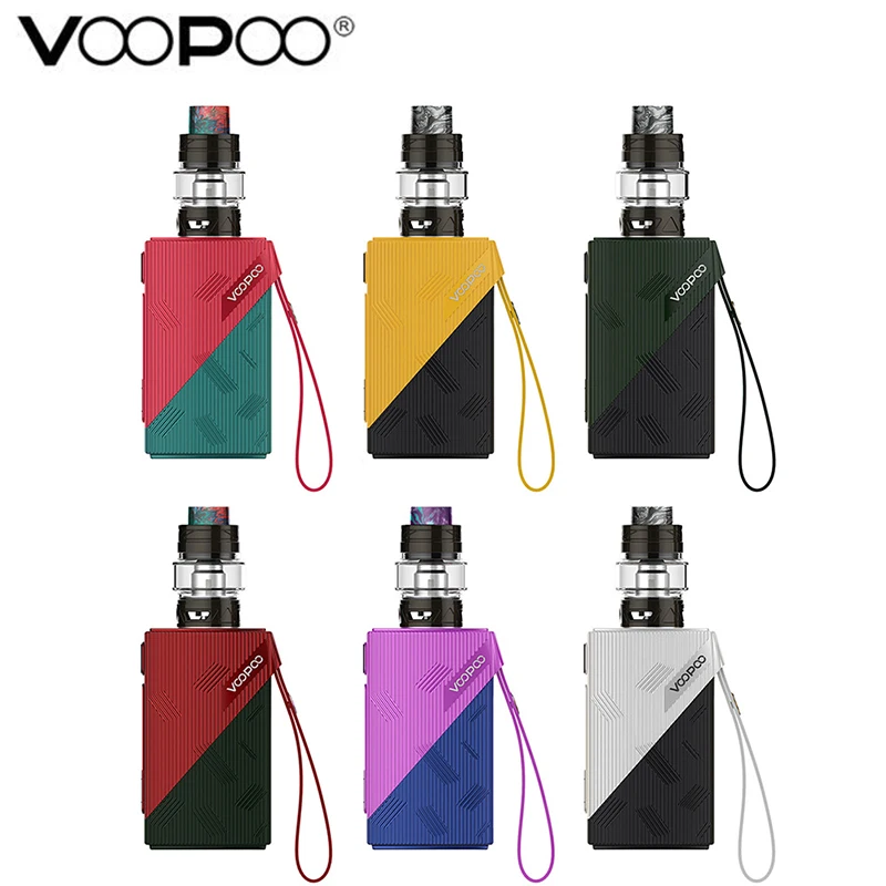 

Original VOOPOO Find Kit 120W Find TC Box Mod 4400mAh with 5ml UFORCE T2 Tank Fit UFORCE P2 coil Cartridge E-Cigarette Vaporizer