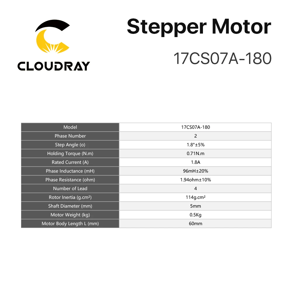 2 Phase Nema17 Stepper Motor 42mm 71Ncm 1.8A 4-lead Cable For 3D printer CNC Engraving Milling Machine