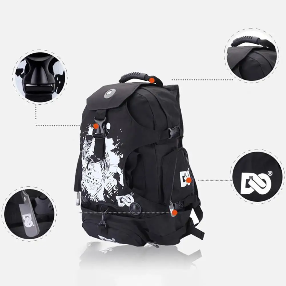Yfashion 20-35L водонепроницаемый альпинистский рюкзак роликовый рюкзак для коньков спортивные Ледовые коньки сумка для хранения для мужчин и женщин