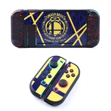 

Clear Protective Shell Hard Back Colorful Pattern HardCover Glossy Tablet Joy Con Case for Nintend NS Switch Console &Joy-cons