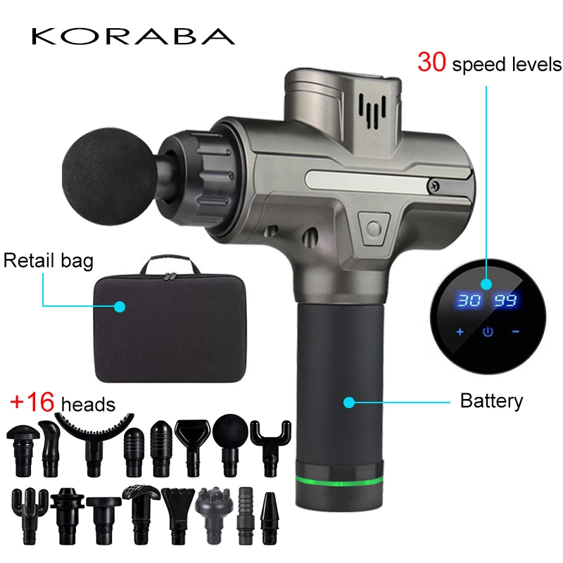 Electric Fascia Gun Slimming Body Neck back foot leg shoulder Massager Muscle massage Gun percussion massagers for women massage