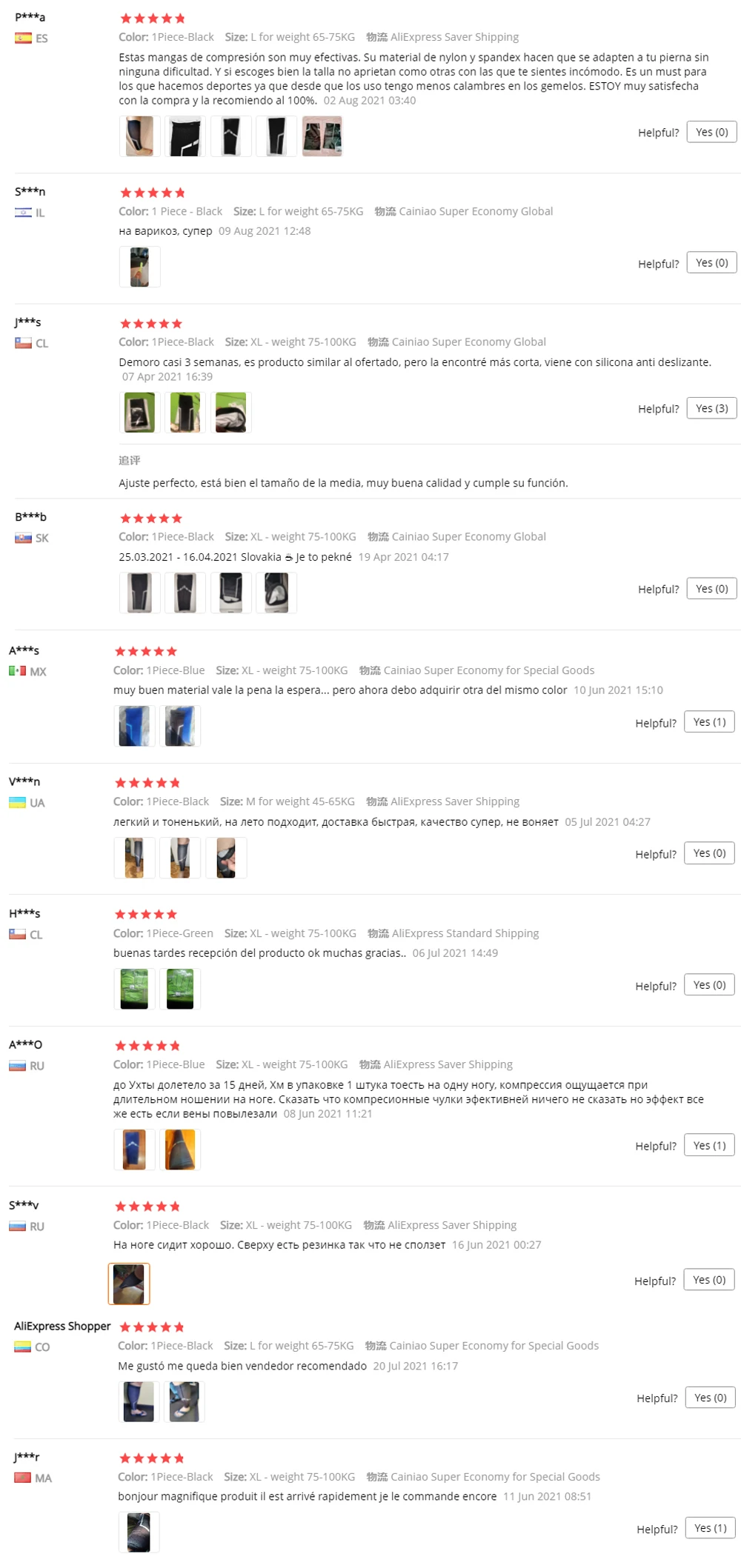 Tcare Sport Compression Calf Sleeves Leg Compression Sock Runners Shin Splint Varicose Vein Calf Pain Relief Calf Guards Running