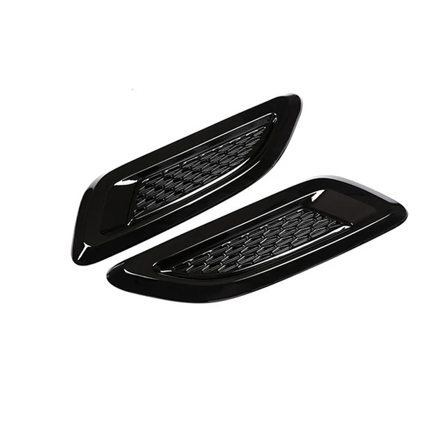 A Pair Car Exterior Hood Air Vent Outlet Wing Cover Trim for Land Rover Range Rover Evoque 2012-2018 Car Styling Accessories 3
