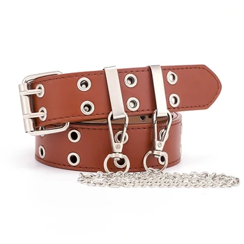 

Belt Unisex Hip-Hop Punk Belt Casual Jeans Fashion Chain Decorative Belts Corns Belt Casual Decoration Belt Clothing Accessories