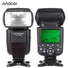 Andoer AD-980II E-TTL Master Slave Вспышка Speedlite HSS 1/8000s GN58 для Canon 5D Mark III/5D Mark II/6D/5D/7D/60D DSLR камера