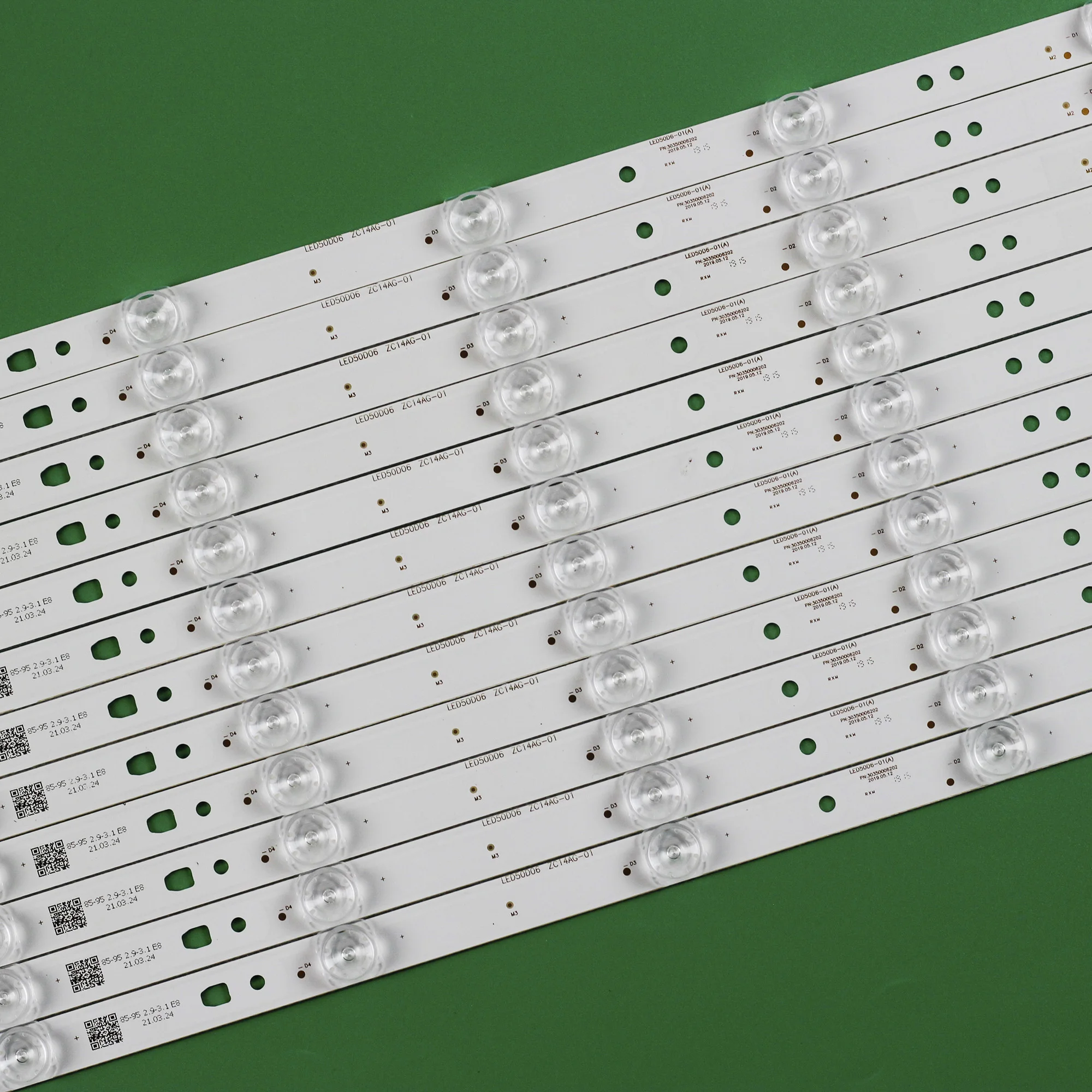 LED Ʈ Ʈ, LE50A7100L LED50D6-ZC14-01(A)(A)30350006202 30350006201 30350006205 V500HJ1-PE8, 6LED, 495mm, 12 , 