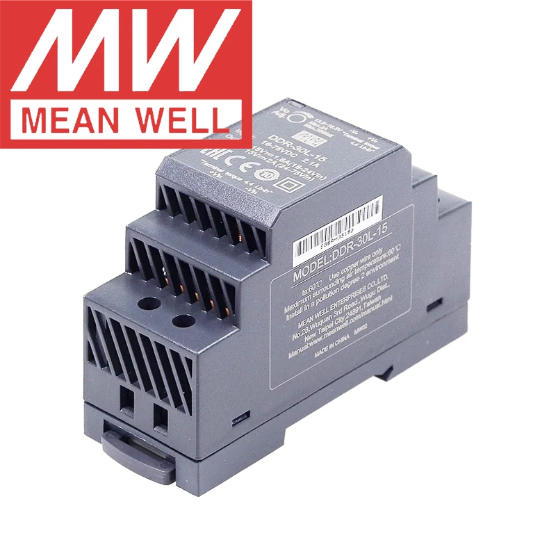 

Оригинальный бренд Mean Well представляет DDR серии 30W Din Rail Тип DC-DC преобразователь meanwell 9 ~ 36В/18 ~ 75Vdc вход DDR-30G/L-5/12/15/24
