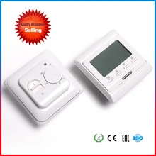 

LCD weekly programmable floor heating temperature regulator controller 16A 230V air mechanical thermostat universal heating