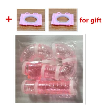 

DIY U-type Plastic Pipe Line Tube Training Playing Connected External Tunnel Toys for Small Animal Hamster Cage Accessories