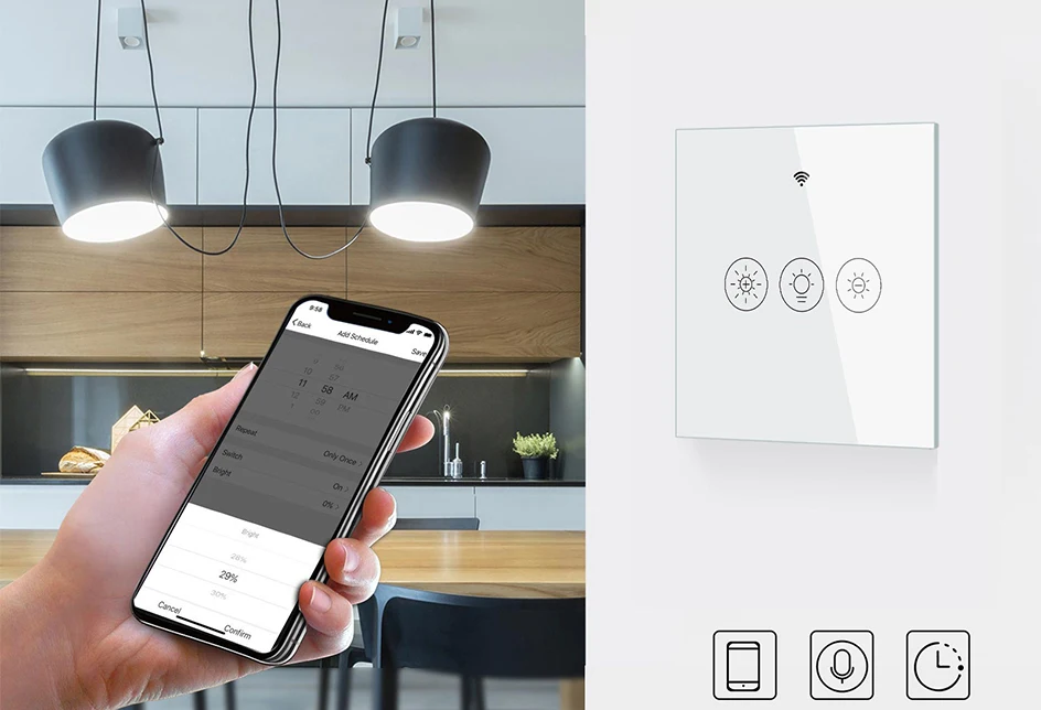 interruptores e acessórios para interruptores