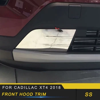 

Auto Car-styling Front Hood Trim L/R Stickers Cover Exterior Accessories for Cadillac XT4 2018 2019