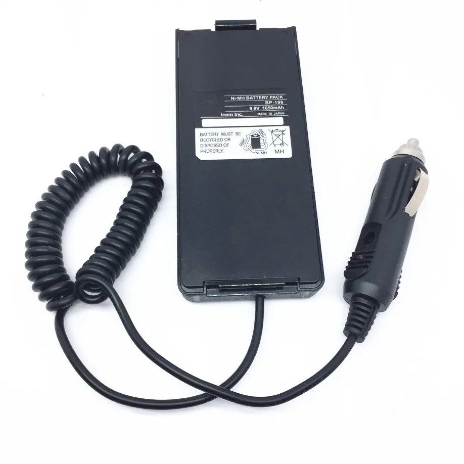 12V автомобильное зарядное устройство для BMW ICOM BP196 IC-F3 F-3S IC-F4 IC-T2E IC-A4 радио