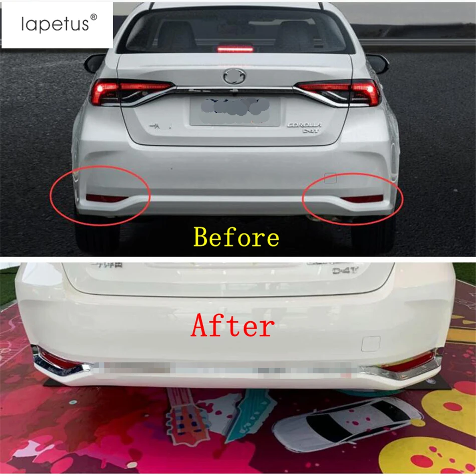 Аксессуары Lapetus подходят для Toyota Corolla 2019 2020 ABS хромированные задние