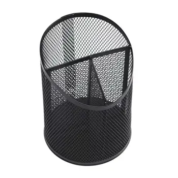 

Multifunctional Metal Mesh Desk Pen Pencil Holder Organizer Container Stationery
