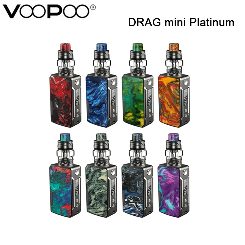 

Clearance Original VOOPOO DRAG mini Platinum Kit Platinum Box Mod Vape 4400mah UFORCE T2 Tank Electronic Cigarette Vaporizer