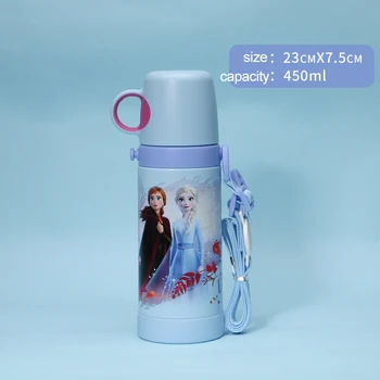 

Disney cartoon stainless steel children's cup frozen series creative insulation cup children Frozen II cups