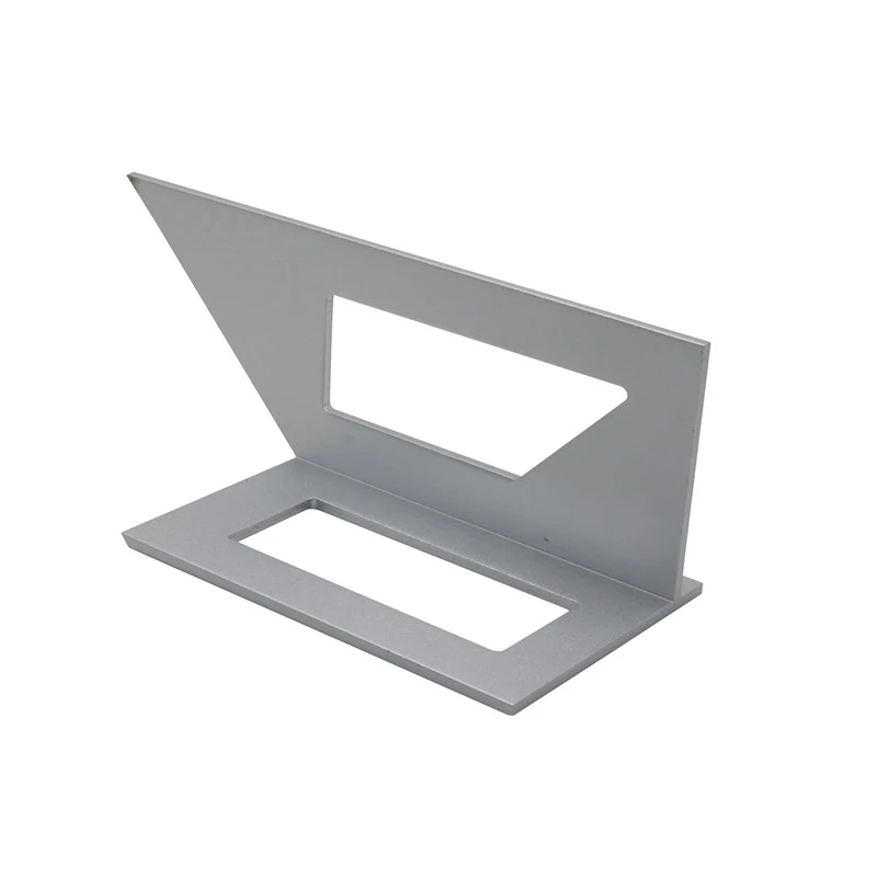 1 Pcs Multifunctional Square 45/90 Degree Gauge Angle Ruler Measuring Woodworking Tool Aluminum Woodworking Scriber T Ruler