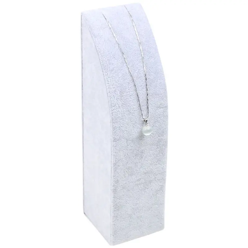 Бархат портрет ювелирных изделий стенд стойки ожерелье кулон Держатель витрины C6UD