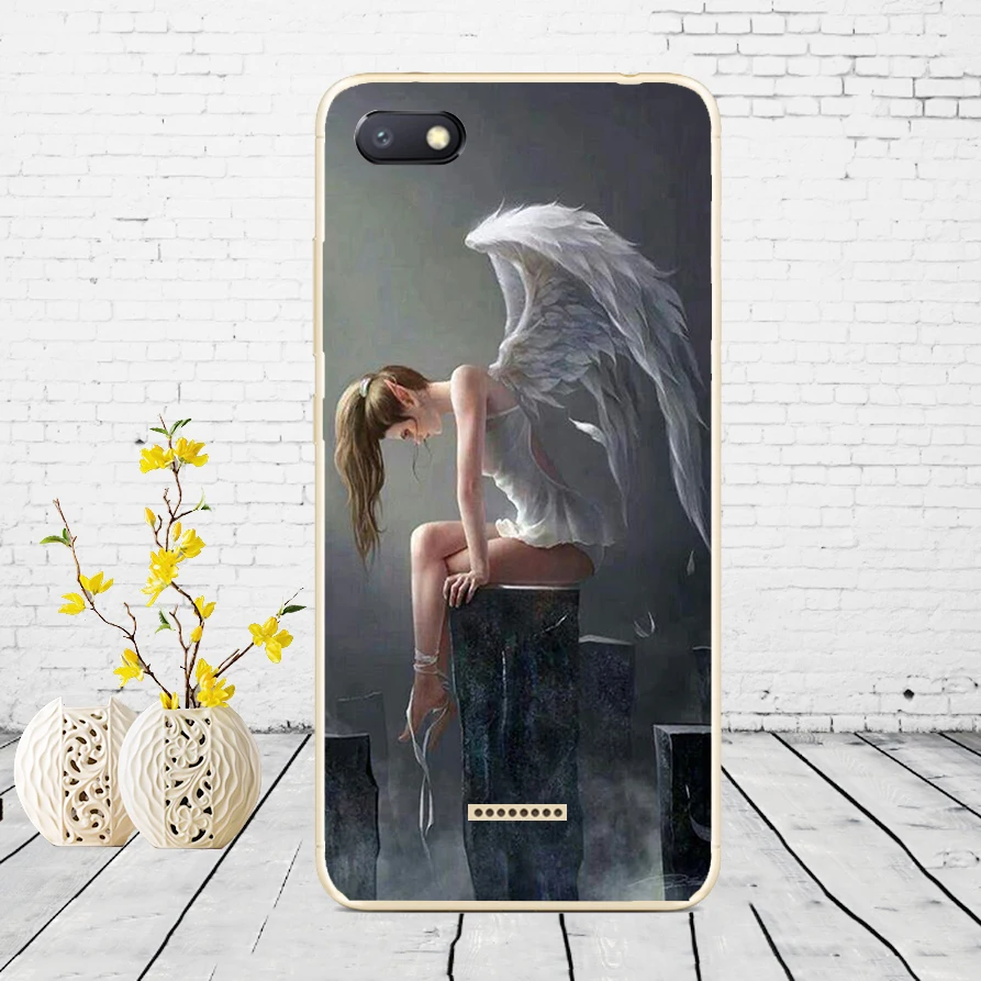 Силиконовый чехол для xiaomi redmi 6a защитный чехол Мягкий ТПУ чехол для телефона Чехлы для xiaomi redmi 6A чехол бампер 6a Coque - Color: D17