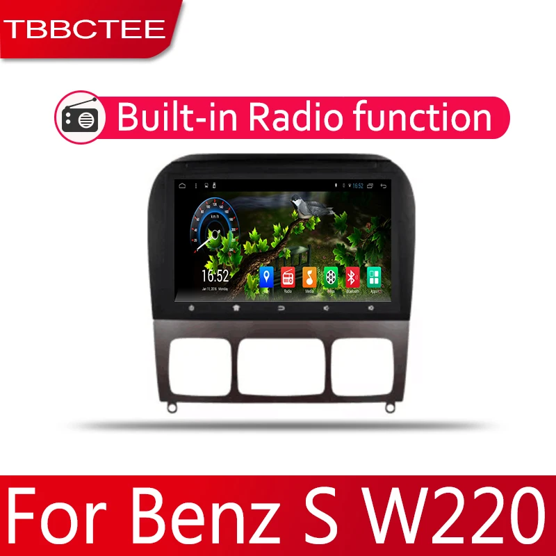Clearance Android 2 Din Car radio Multimedia Video Player auto Stereo GPS MAP For Mercedes Benz S Class W220 1995~2005 Media Navi Navigati 3