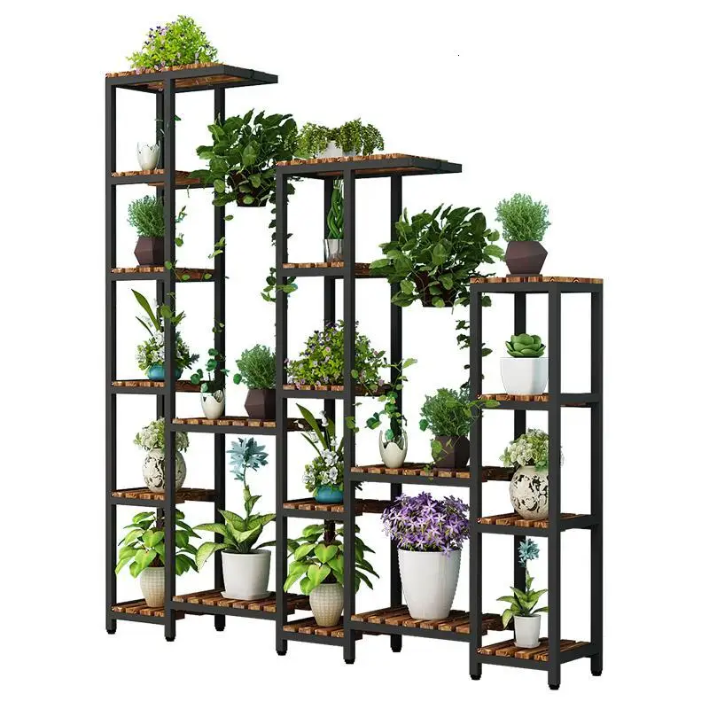 Деревянные полки Rak Bunga для строительных лесов Porta Piante Plantenrekken садовый стол Dekoration