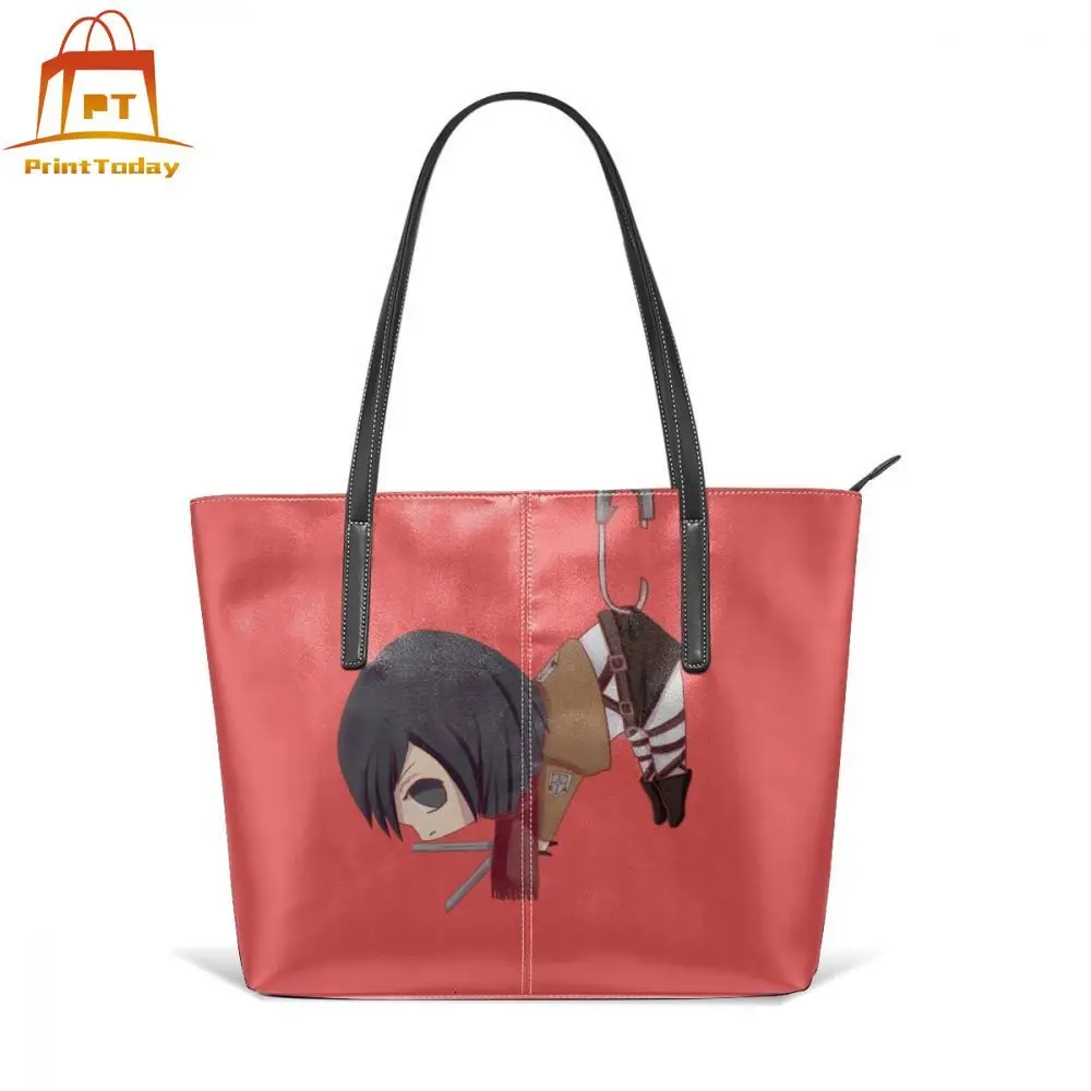 Shingeki No Kyojin сумка безопасная булавка Shingeki No Kyojin Топ-ручка сумки свадебный узор кожаная сумка подростковые женские сумки