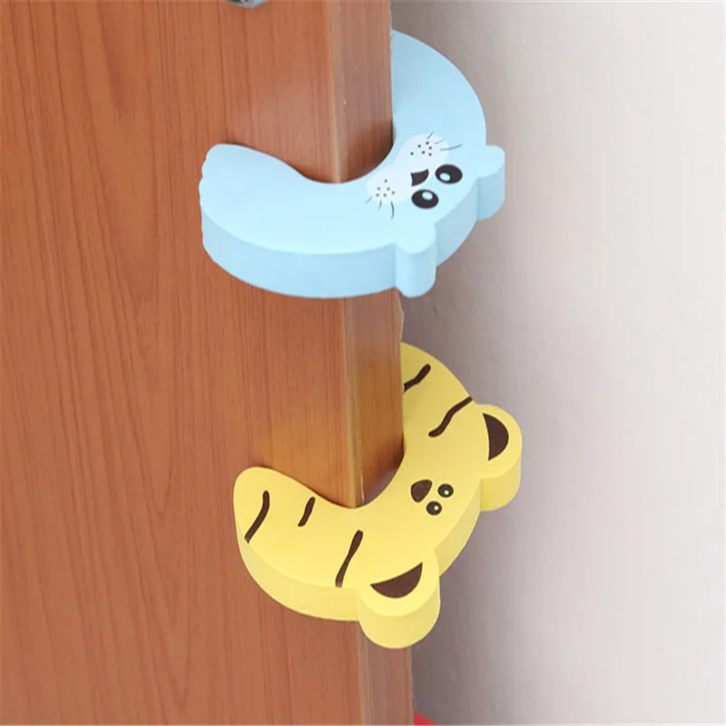 

3~5pcs Protection From Children Cute Security Card Door stoppe Baby Finger Protector Furniture Door Blocked Safe Kid Corner