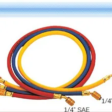Free shipping Hongsen CT-336 Three colors Refrigeration Charging Hose 90cm For R12 R22 R134A