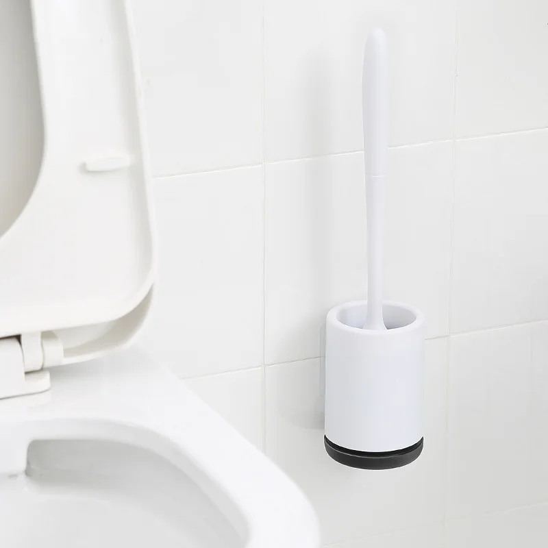 Силиконовая щетка для унитаза и держатель набор настенная подвесная щетка для чистки туалета Бытовая напольная щетка аксессуары для ванной комнаты